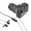 Venta caliente BOYA BY-M1DM Dual Omni-Direccional Lavalier Mic